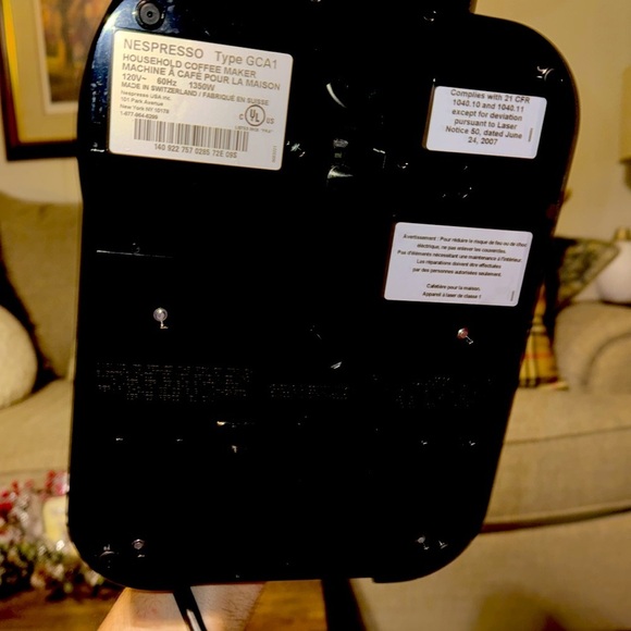 Nespresso Vertuo Line Glossy Black Coffee Maker and Espresso Maker - Picture 15 of 17